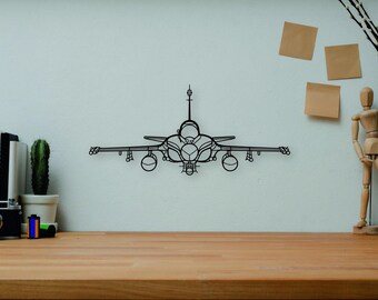 Rafale SVG DXF Airplane Model | CNC Laser Cut File