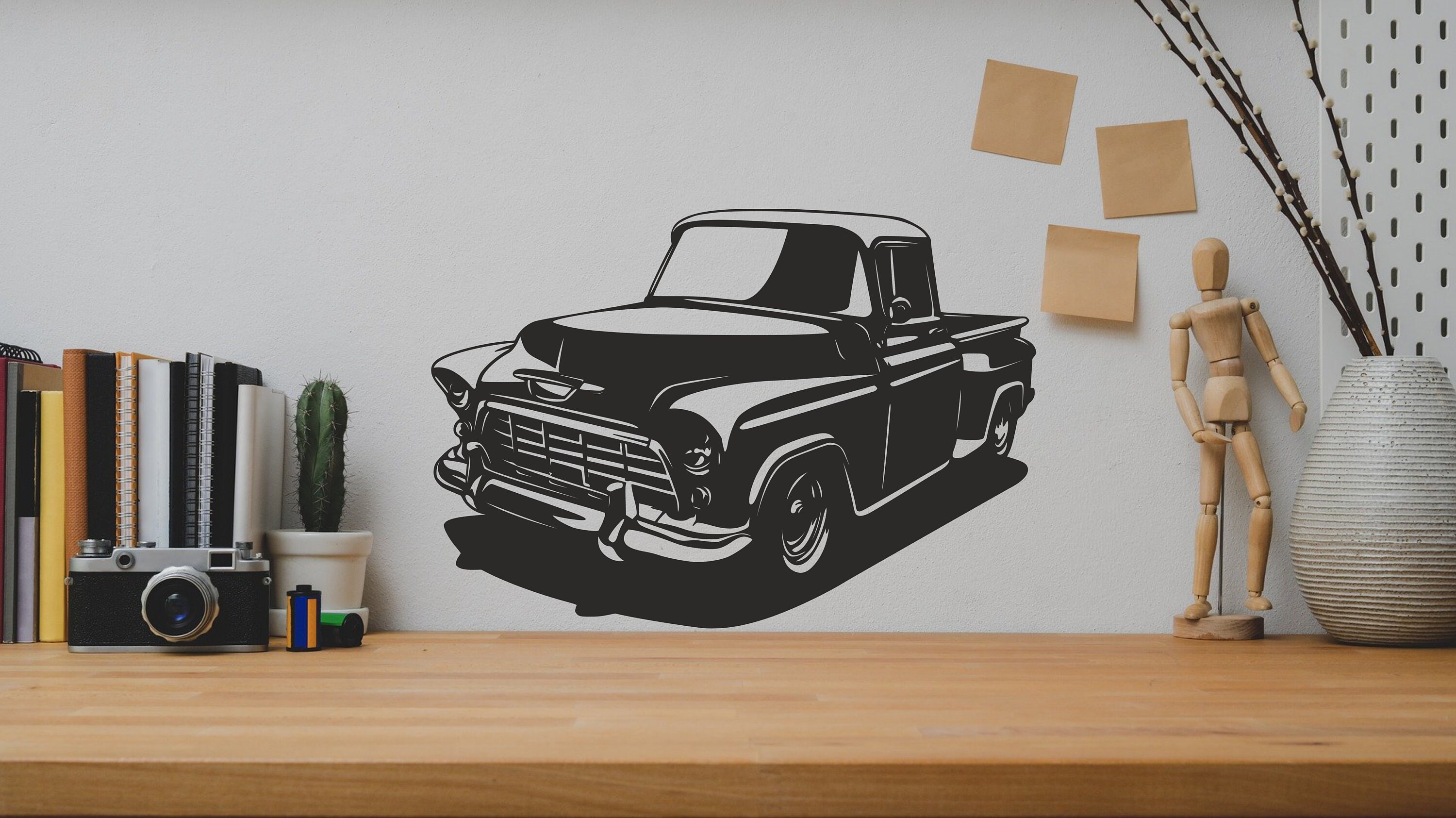Car Wall Decor Cut Files CNC laser Etsy