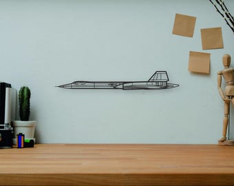 SR-71 Blackbird SVG Dxf Airplane Model | CNC Laser Cut File