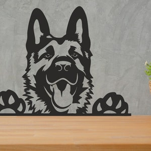 Hund SVG / DXF - Digitaler Download Pdf, Dxf, Cdr, Ai, SVG - Laser CNC-Plasma Wasserstrahl - Hund Dxf - Hund zwar - Metall schneiden - Dxf Dateien -Svg Dateien