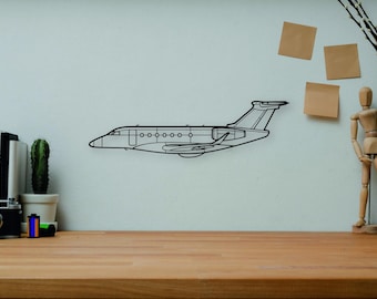 Praetor 600 SVG DXF Airplane Model | CNC Laser Cut File