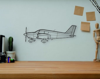 Piper PA-28 Cherokee SVG Dxf Airplane Model | CNC Laser Cut File
