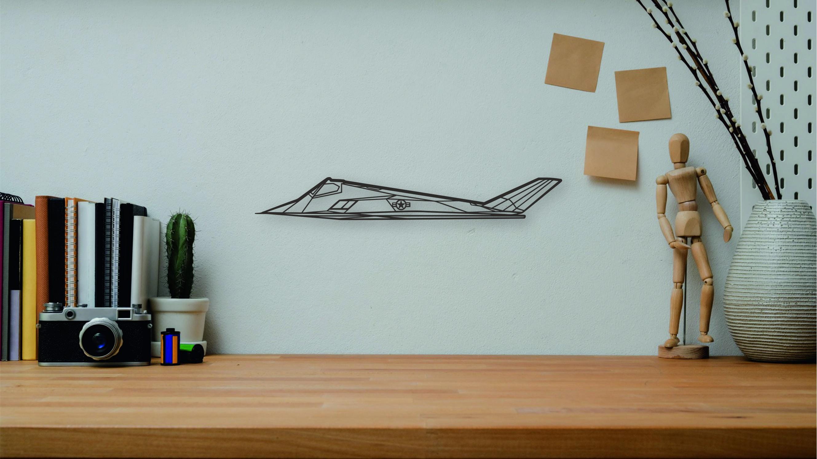 Lockheed F-117 Nighthawk SVG DXF Airplane Model | CNC Laser Cut File - Etsy