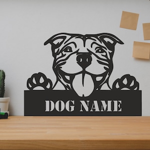 American Pit bull Dog  SVG/DXF - Digital Download Pdf, Dxf, Cdr, Ai, Svg - Laser CNC Plasma Waterjet - American Pit bull Dog Dxf - Dog Svg