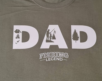 camping dad t shirt
