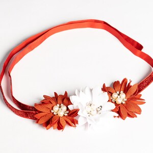 The Abena Bow - simple hair bow - hair bow for girls - African fabric hair bow - multicolor hair bow for girls - headband - bow for girls