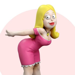 Francine Smith Figurine American Dad 3D Printed Solid Resin Gifts Garage Kit Collectable 1/12th Scale SFW