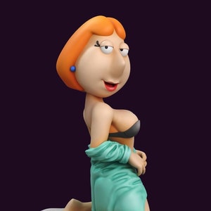 Lois Griffin Figurine | Family Guy | 3D Printed | Solid Resin | Gifts | Garage Kit | Collectable | 1/12th Scale