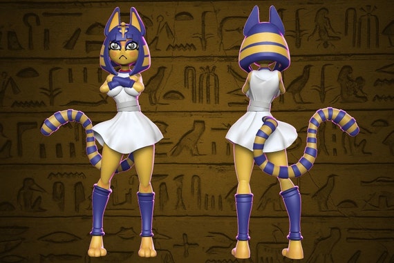 Ankha Zone Dancing Cat Animal Crossing 3D Printed Solid - Etsy Ankha Zone Dancing Cat Animal Crossing 3D Printed Solid - Etsy