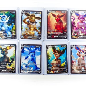 Waifu Wonders Vol 1 : Elite Eeveelutions | Cartes promotionnelles personnalisées | Objets de collection pour adultes | Les 8 évolutions incluses