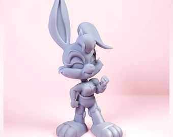 Bunnie Rabbot | Sonic The Hedgehog | 3D Printed Bunny | Resin | Figurine | 1/12th Scale