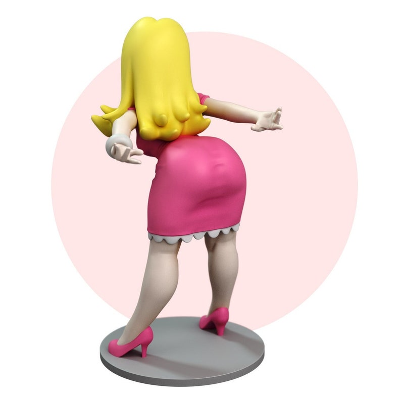 Francine Smith Figurine American Dad 3D Printed Solid Resin Gifts Garage Kit Collectable 1/12th Scale image 3