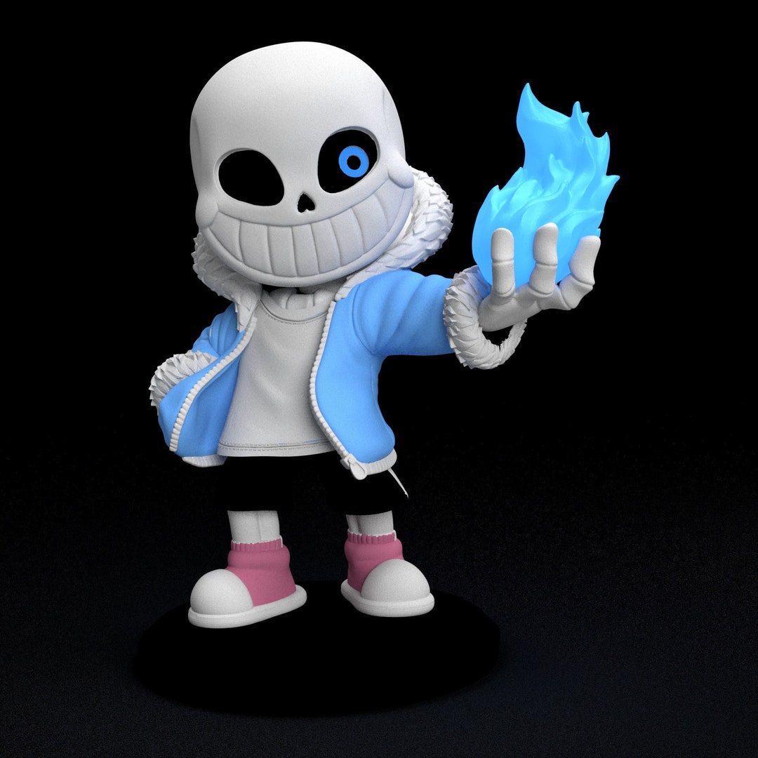 Sans The Skeleton Undertale Impreso En 3d Resina Etsy México