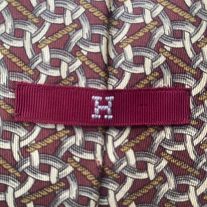 Vintage Hermès red tab Men’s necktie