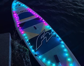 Light up your way: Ein innovatives LED-Hintergrundlicht für das Supboard, Paddleboard, SUP