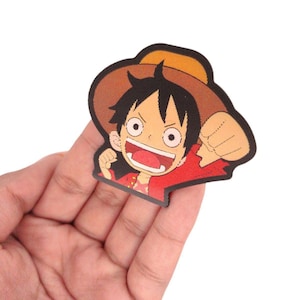 Luffy OP Pirate mini 3D Motion Peeker Sticker