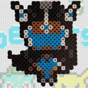 Symmetra Small Perler