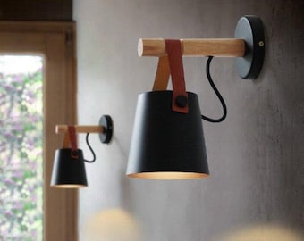 Wandleuchte für den Innenbereich, industriell, modern, skandinavische Lampen – Heimdekoration – nordisches Design – skandinavisch – Wandbeleuchtung – SeanMiller®