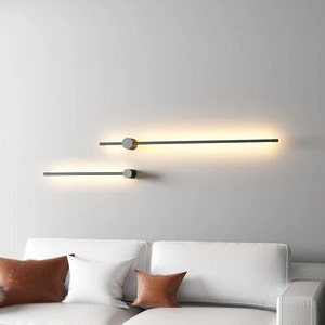 Wall lamp dimmable remote control Indoor Modern minimalist Scandinavian Lamps design - 100cm Wall Lighting - SeanMiller®
