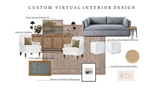 Virtual Living Room Arrangement