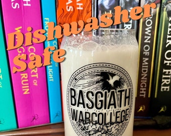 DISHWASHER SAFE Fourth Wing Can Glass | Dragon Rider Cup | Riders Quadrant | Basgiath College | Fourth Wing Cup