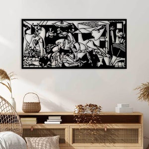 Picasso Guernica Metal Wall Art: Modern Home Decor