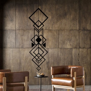 Minimalist Metal Line Art: Geometric Wall Decor