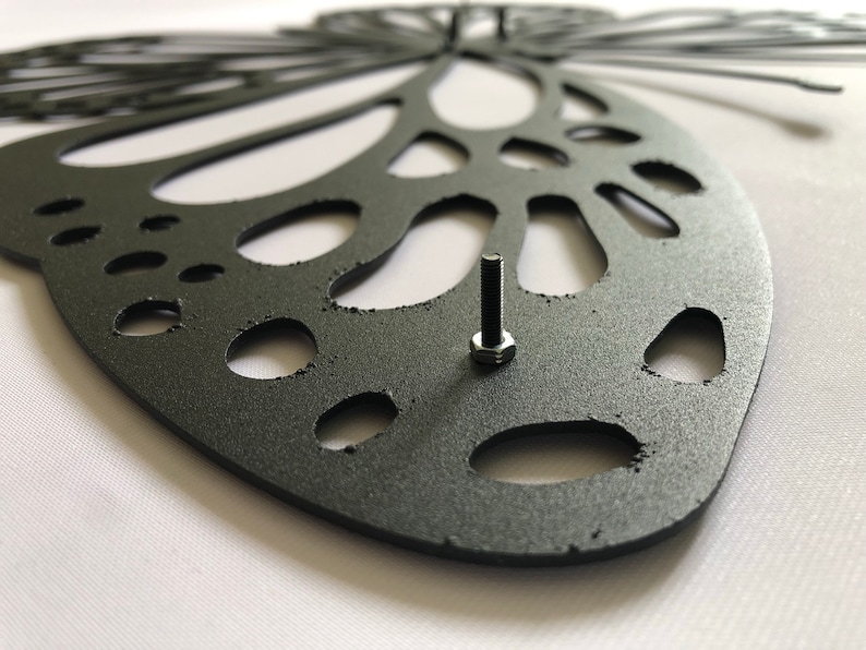 Butterfly Metal Wall Art Wedding Gift Metal Butterfly Wall Etsy