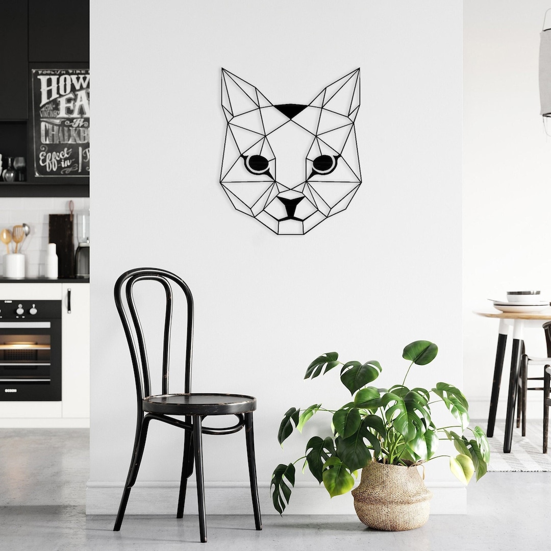 SUPERDANT Decorazione Da Parete In Metallo per Cani Filo di Ferro Arte Da Parete per Cani Linea Astratta In Metallo Artigianato Arte Minimalista Targhe per Animali Domestici per Camera Decorazione