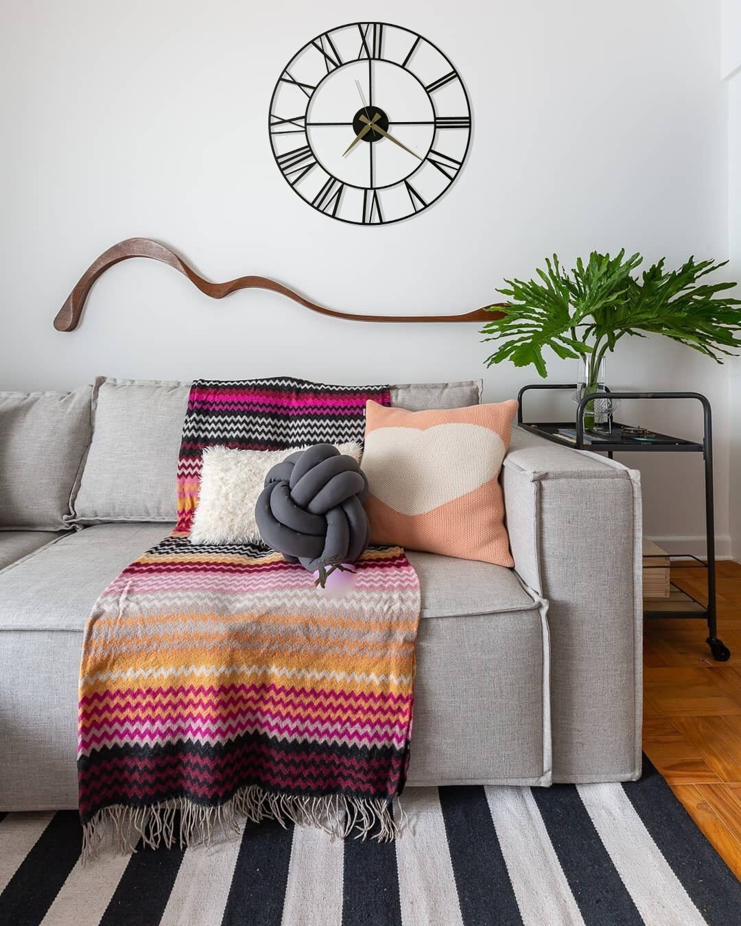 Classy Wall Clock, Metal Wall Clock With Roman Numerals, Clocks for