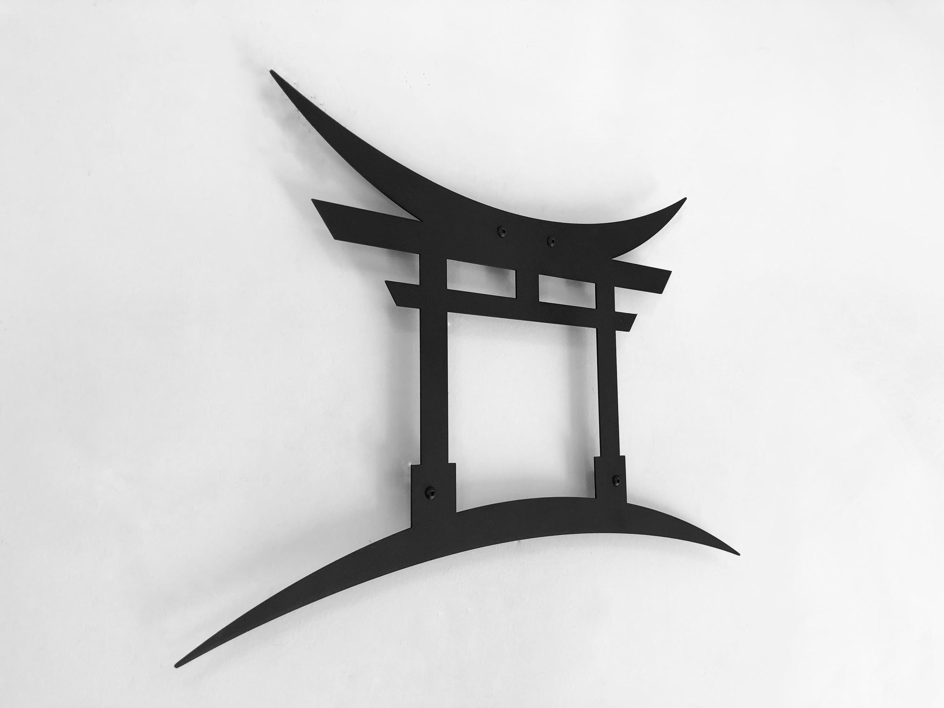 Japanese Torii Gate Metal Wall Art: Asian Home Decor - Etsy