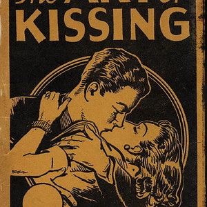 Wall Decor The Art of Kissing 1934 Cover Illustration Metal Sign Print