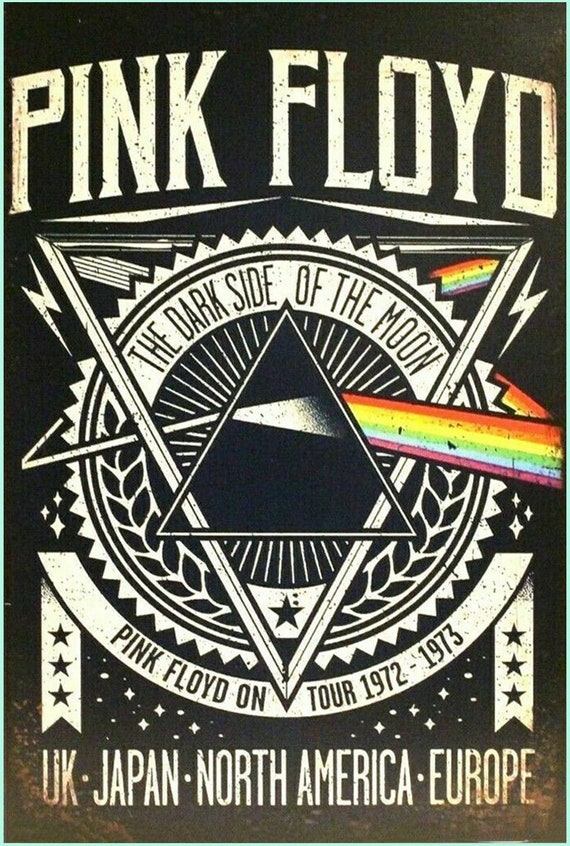 Pink Floyd Dark Side World Tour 72-73 Metal Poster (new) - Etsy