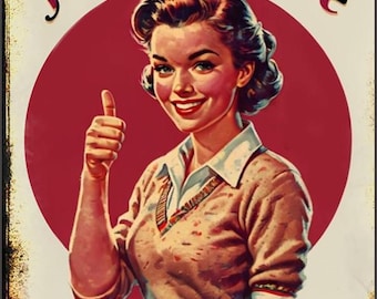 Aguanta, la cosa empeora, cartel de pared de metal estilo retro vintage.