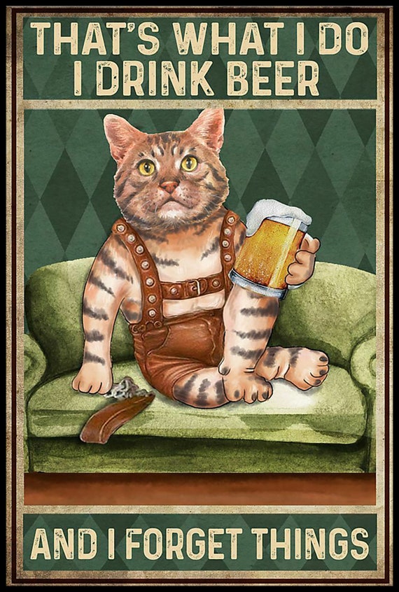 Cats Drinking Beer