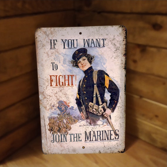 Buy USMC Lady Marine WW1 Dress Blue Recruitment Poster Marine Corp Metal Sign Online in India - Etsy Buy USMC Lady Marine WW1 Dress Blue Recruitment Poster Marine Corp Metal Sign Online in India - Etsy