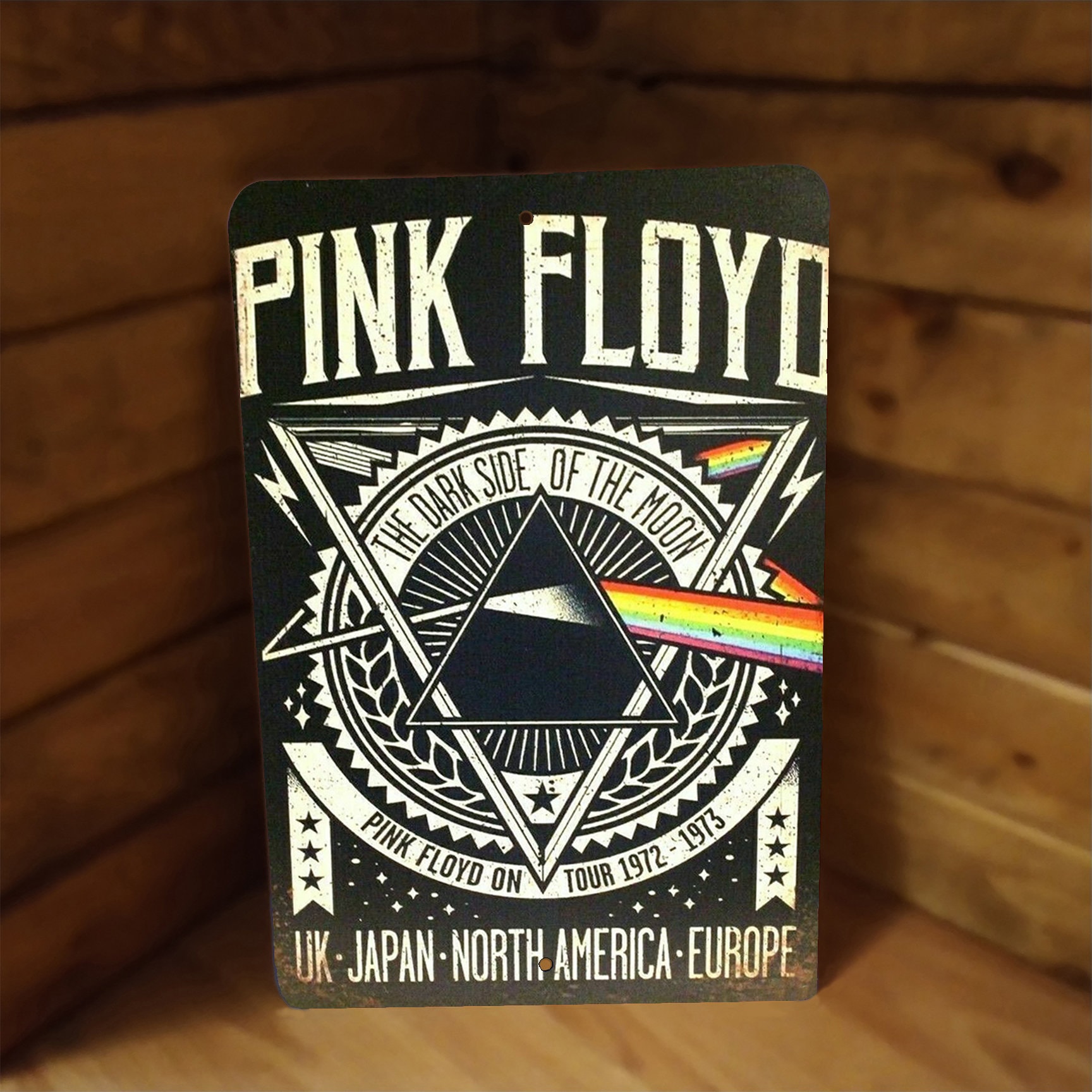Pink Floyd Dark Side World Tour 72-73 Metal Poster (new) - Etsy