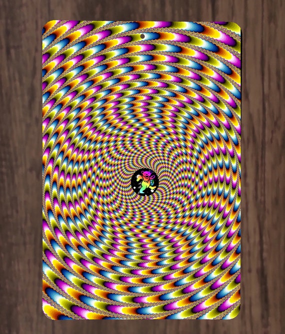 Motion Illusion Grateful Dead Dancing Bear in Space Psychedelic