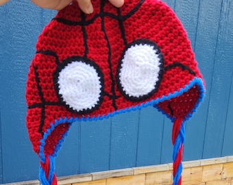 Bonnet Mayday au crochet fait main inspiré du film Spider-Verse