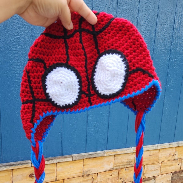 Handmade Crochet Mayday Beanie Inspired Across the Spider-Verse Movie