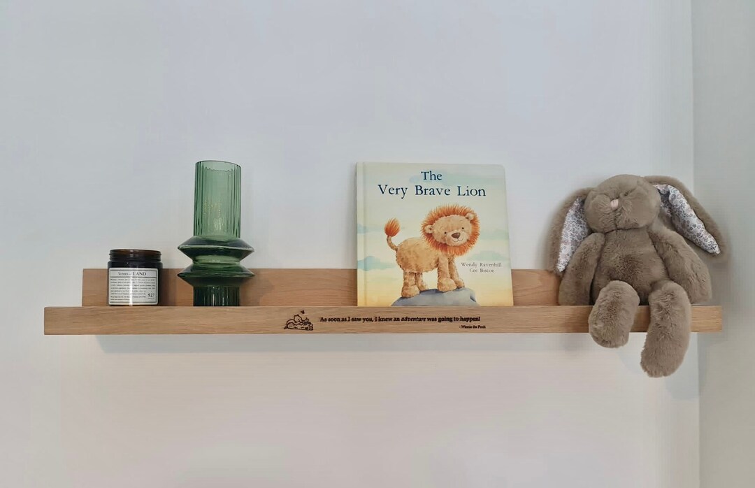 Personalised Children's Oak Bookshelf Etsy