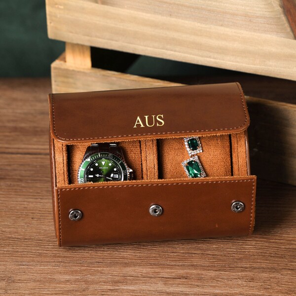 Leather Watch Case Etsy