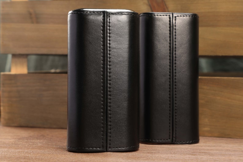 Personalized Cigar Case With Cutter Leather Cigar Travel Etsy