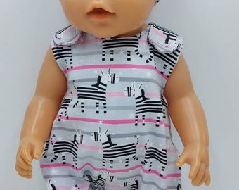 Doll clothes 43 cm, romper and headband