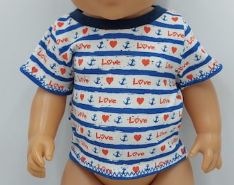Doll clothes 43 cm, T-shirt and headband
