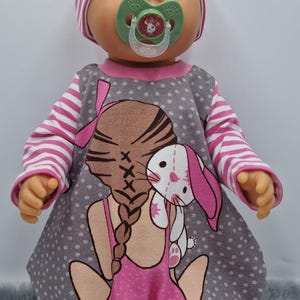 人形用服 43cm バルーンドレス（ヘッドバンド付き）