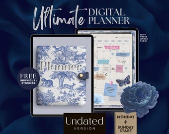 ULTIMATE TOILE Digital Planner | Undated (Goodnotes, Notability)