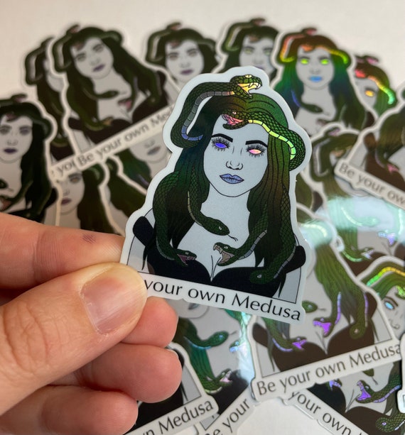 Medusa Gorgon Goddess' Sticker