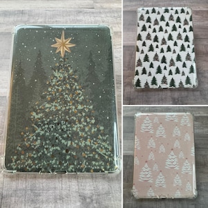 Christmas Tree Kindle Paperwhite Clear Case Insert | Bookish Gift | Winter Kindle | Christmas Kindle Case Decor | Holiday Kindle Case Insert