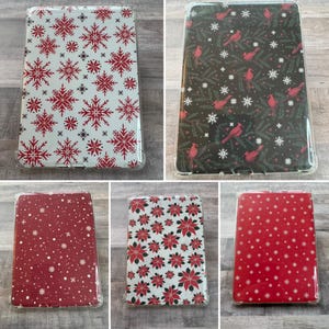 Snowflake Kindle Paperwhite Clear Case Insert | Bookish Gift | Winter Kindle | Christmas Kindle Case Decor | Holiday Kindle Case Insert